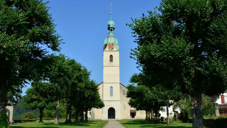 Schoenenwerd, Stiftskirche, Lindenpark