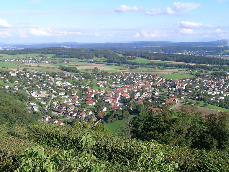 Lostorf Sicht von Schloss Wartenfels