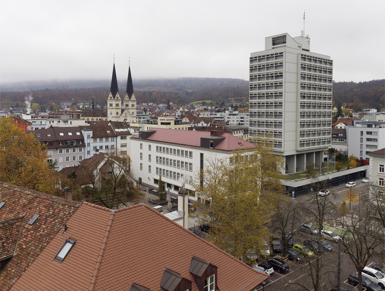 Haus der Museen mit Stadthaus und Kirche St. Martin